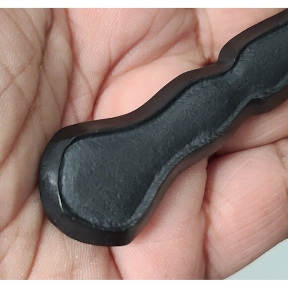 Anthropologie Franklina 5 Piece Flatware Set Matte Black 57530636 NEW - Picture 6 of 8